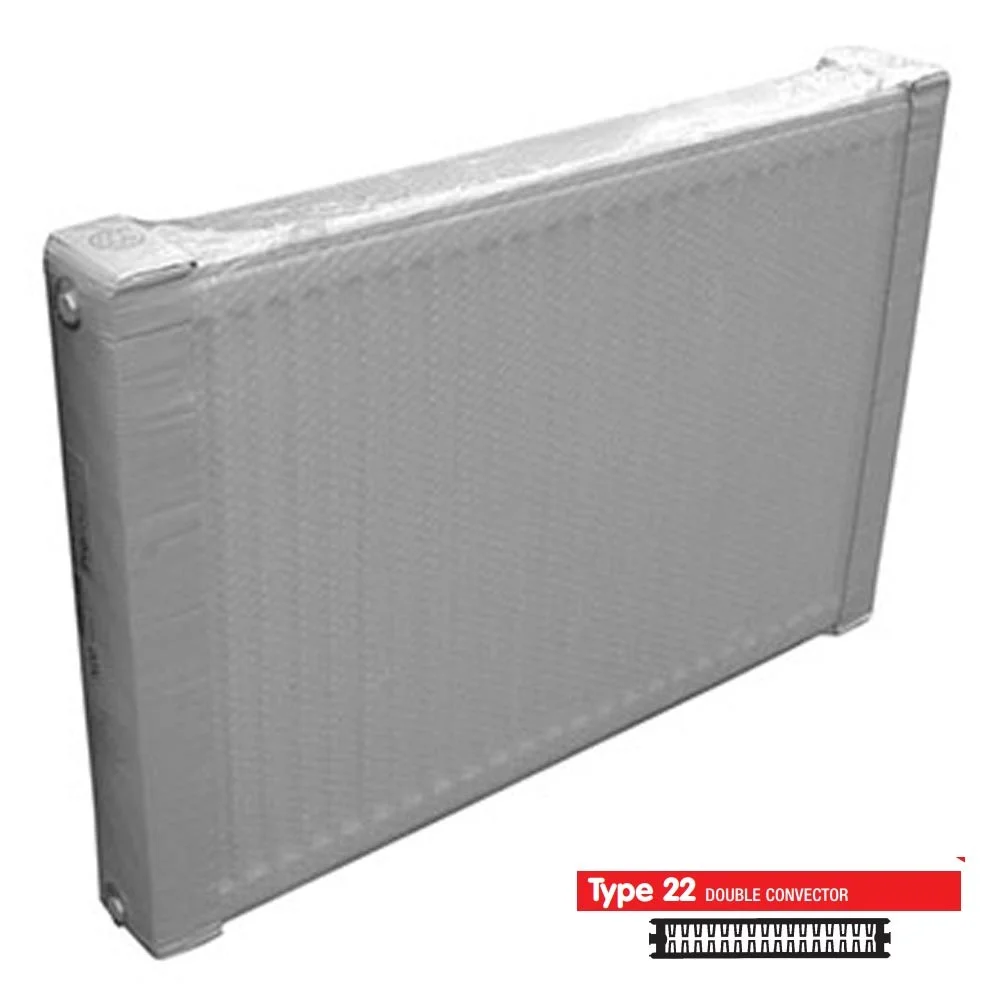500mm x 1200mm Prorad Type 22 Double Panel Double Convector Radiator