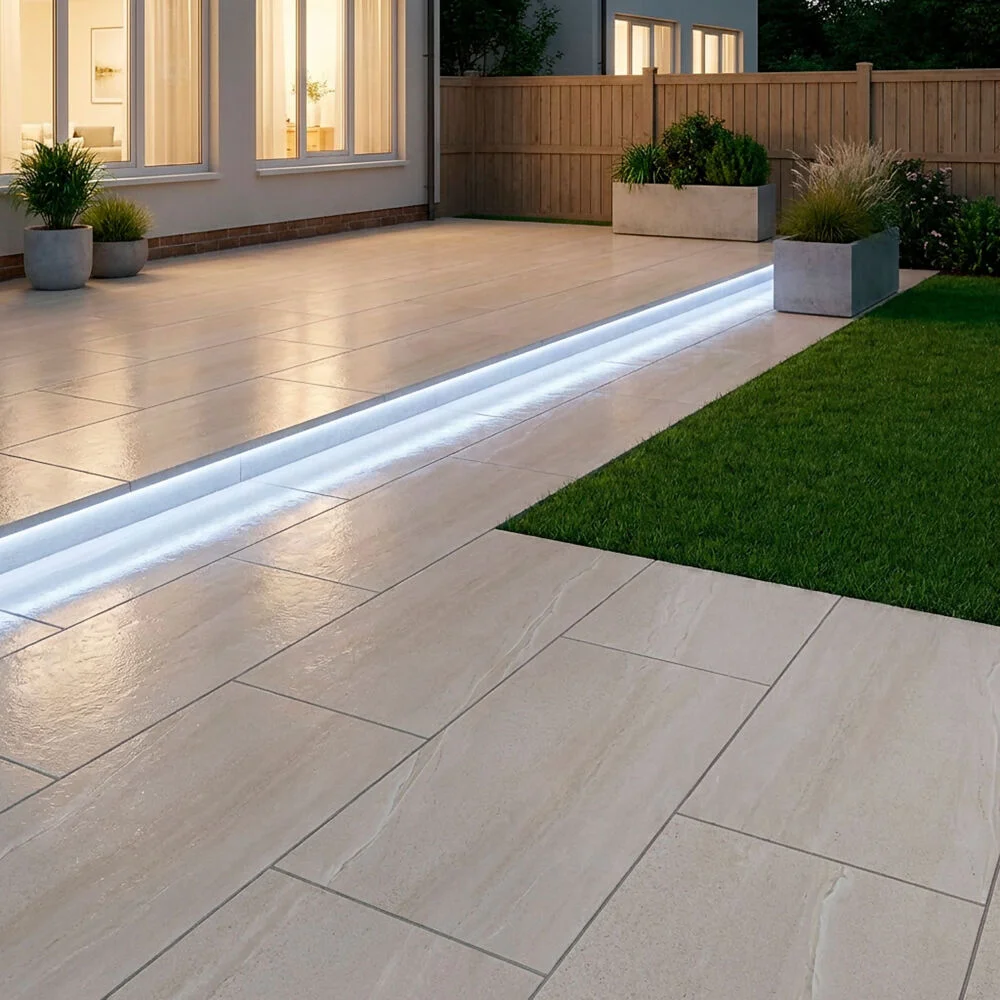 ADZ Eddystone Porcelain 1200mm x 600mm x 20mm Blanco (Pack:33) 