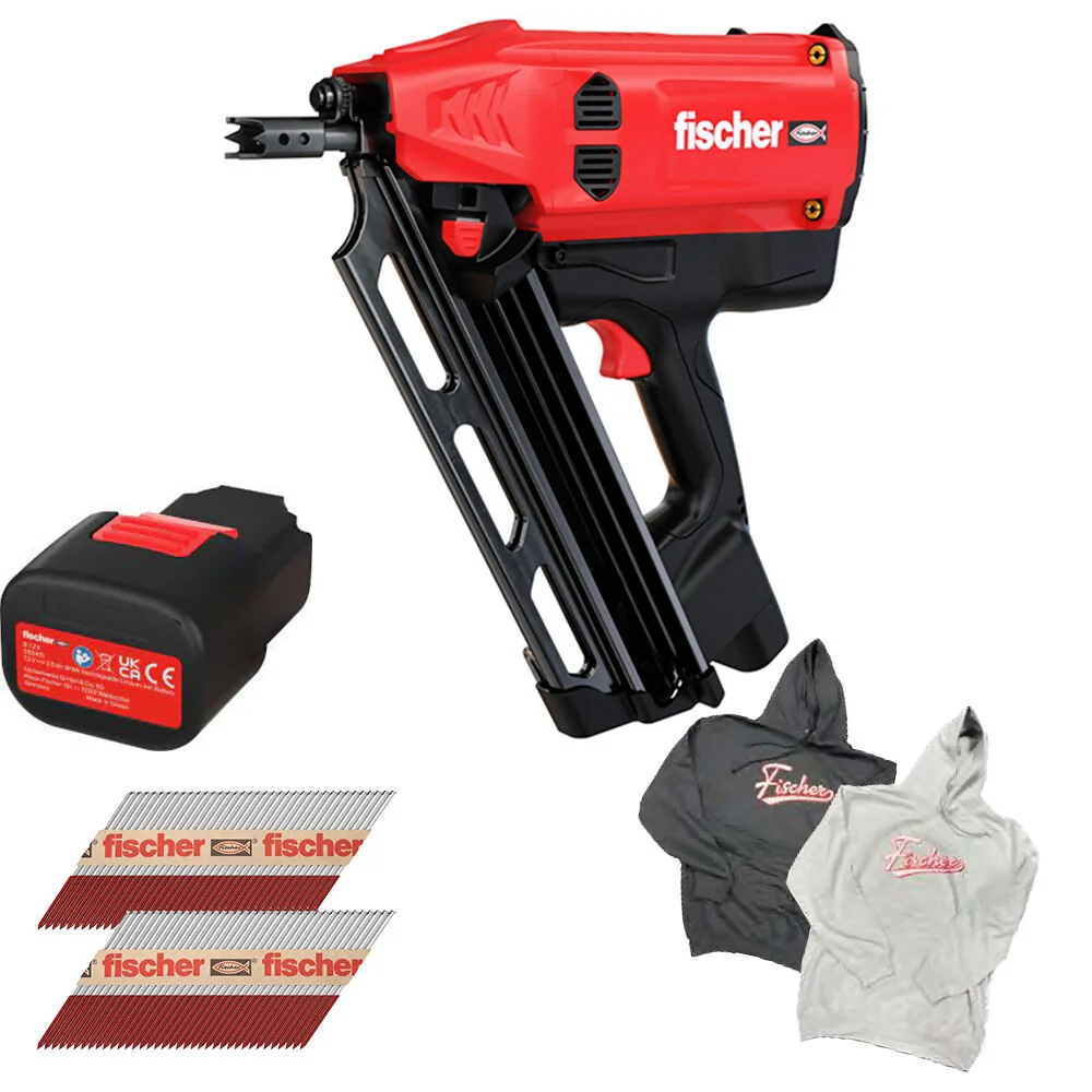 Fischer FGW 90F 1st Fix Gas Framing Nailer Set
