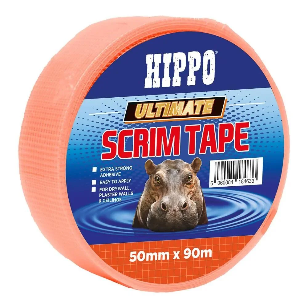 Hippo Ultimate Scrim Tape Twin Pack 50mm x 90m Orange H18472