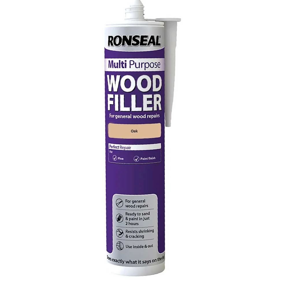 Ronseal Multi Purpose Wood Filler Cartridge Oak 310ml