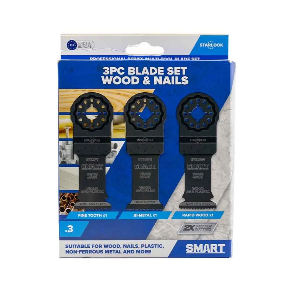 Smart Starlock 3Pc Blade Pack Ref ST3MAK
