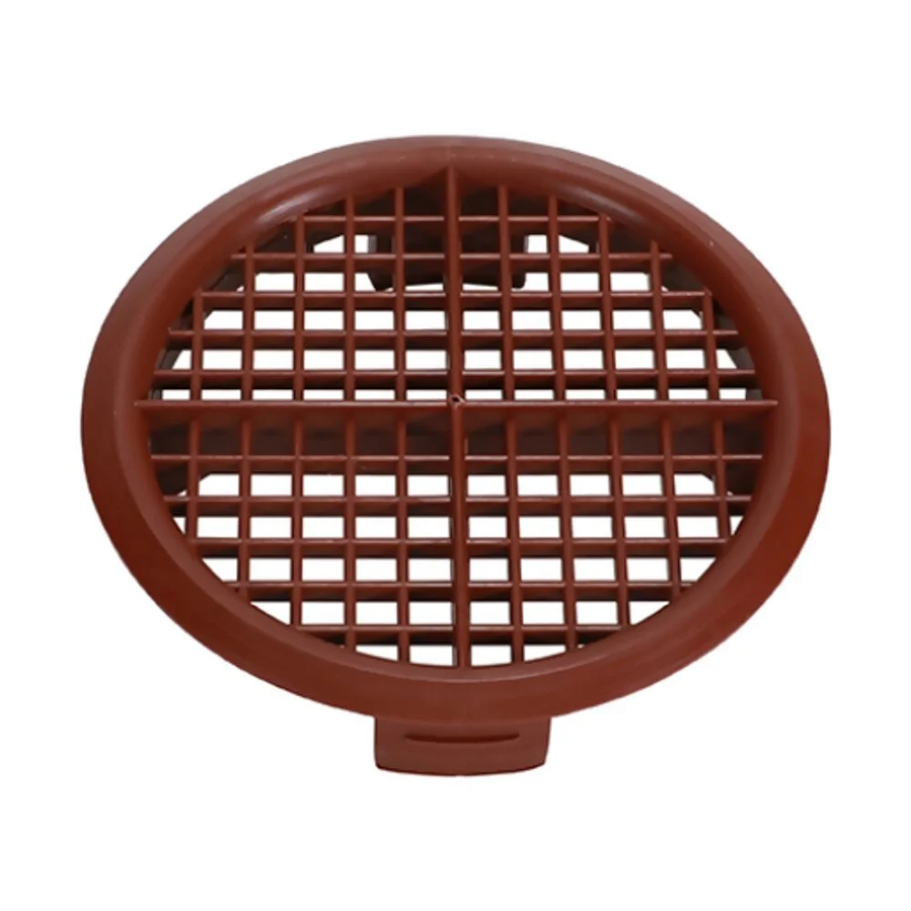 Timloc Push-In Round Soffit Vent 70mm Diameter Brown Ref 1142
