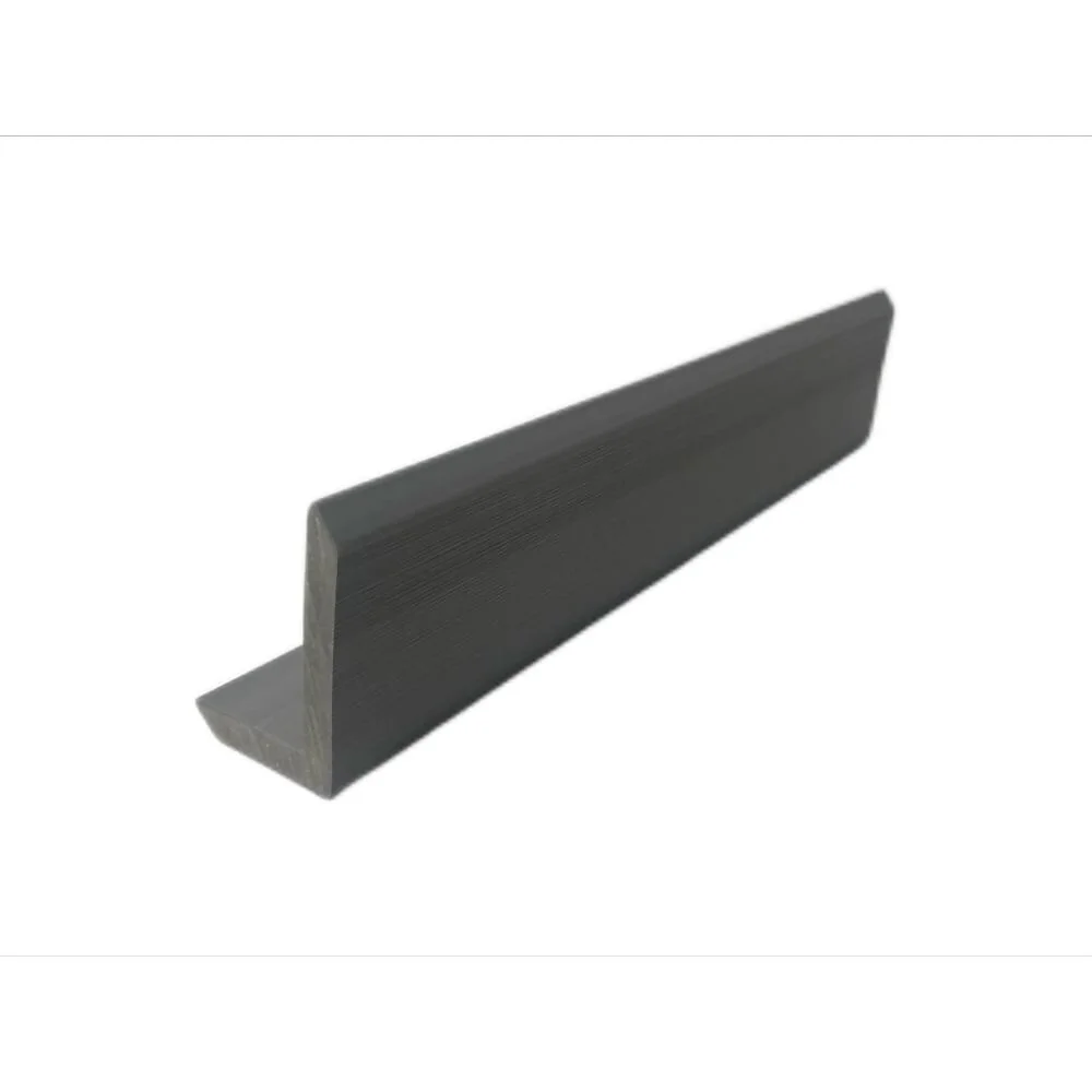 TRUclad Composite Cladding 3.6m x 40mm x 60mm L Trim Trento Silver 