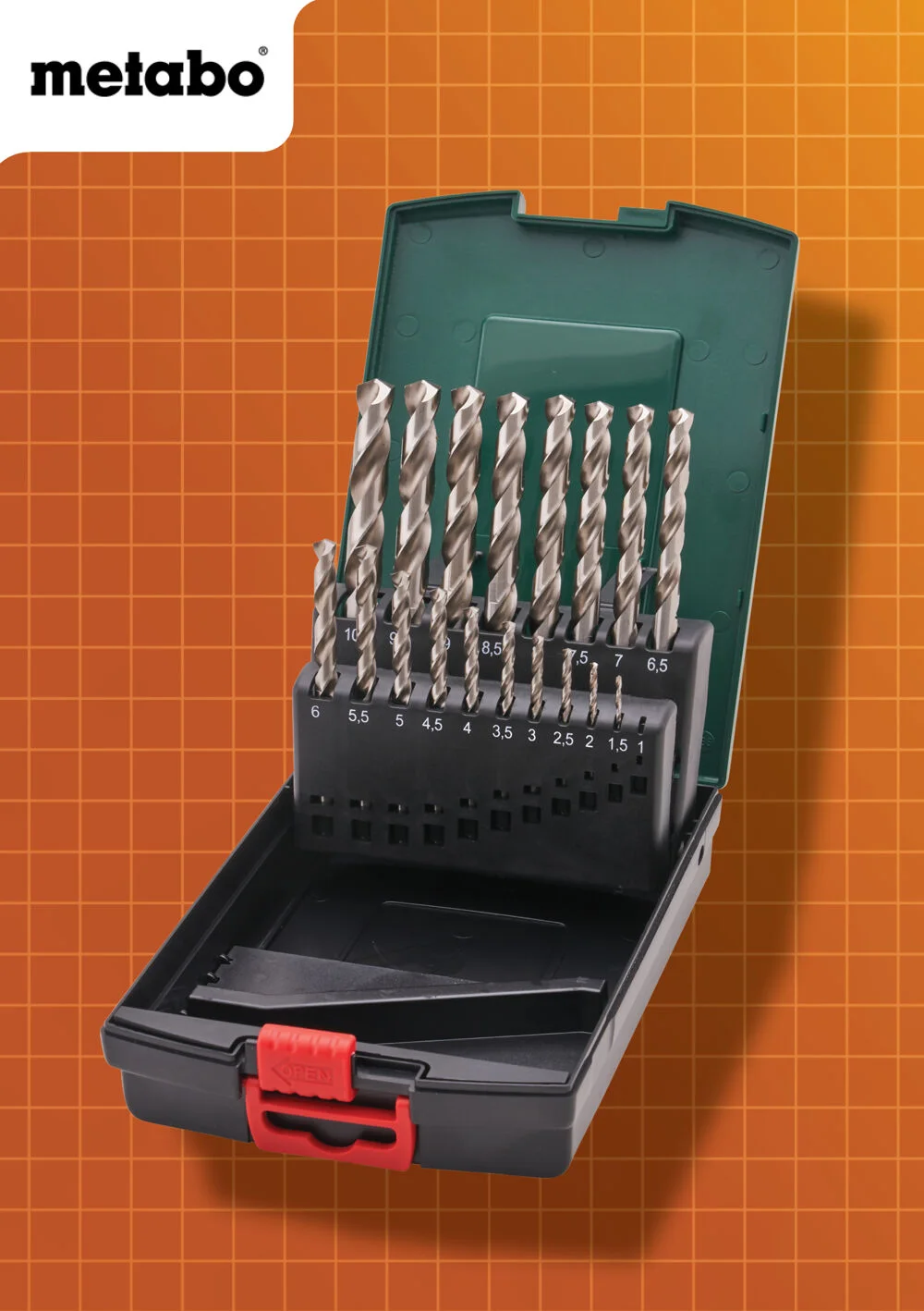 Metabo 19 Piece HSS Drill Bit Set Ref XMS25HSSSET