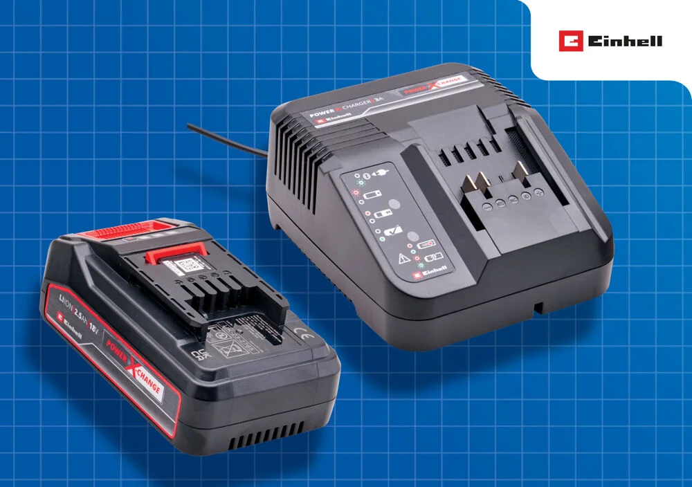 Einhell Battery & Charger Starter Pack Ref XMS25PXSTART