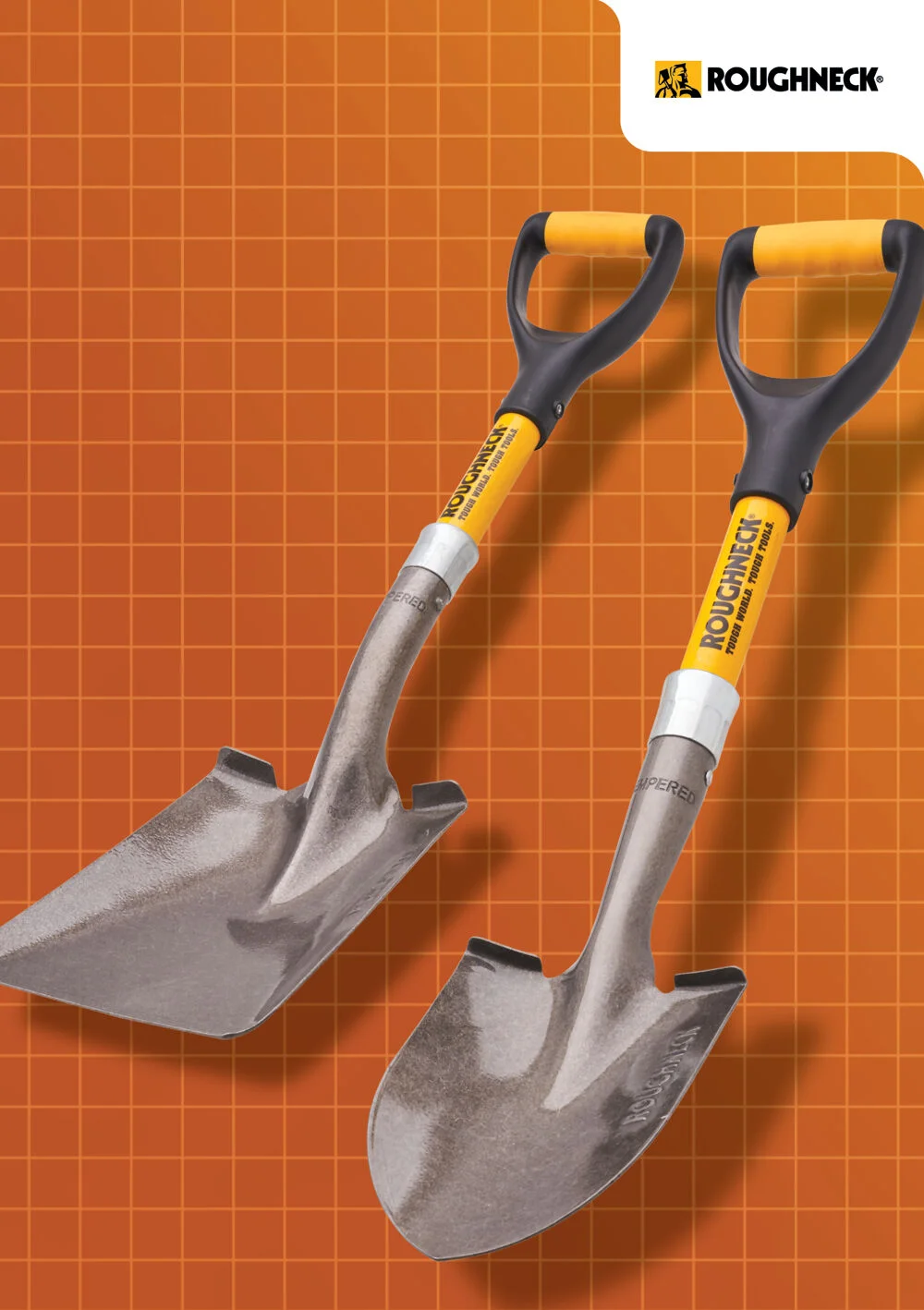 Roughneck Bulk & Round Micro Shovel Twin Pack Ref XMS25SHOVEL