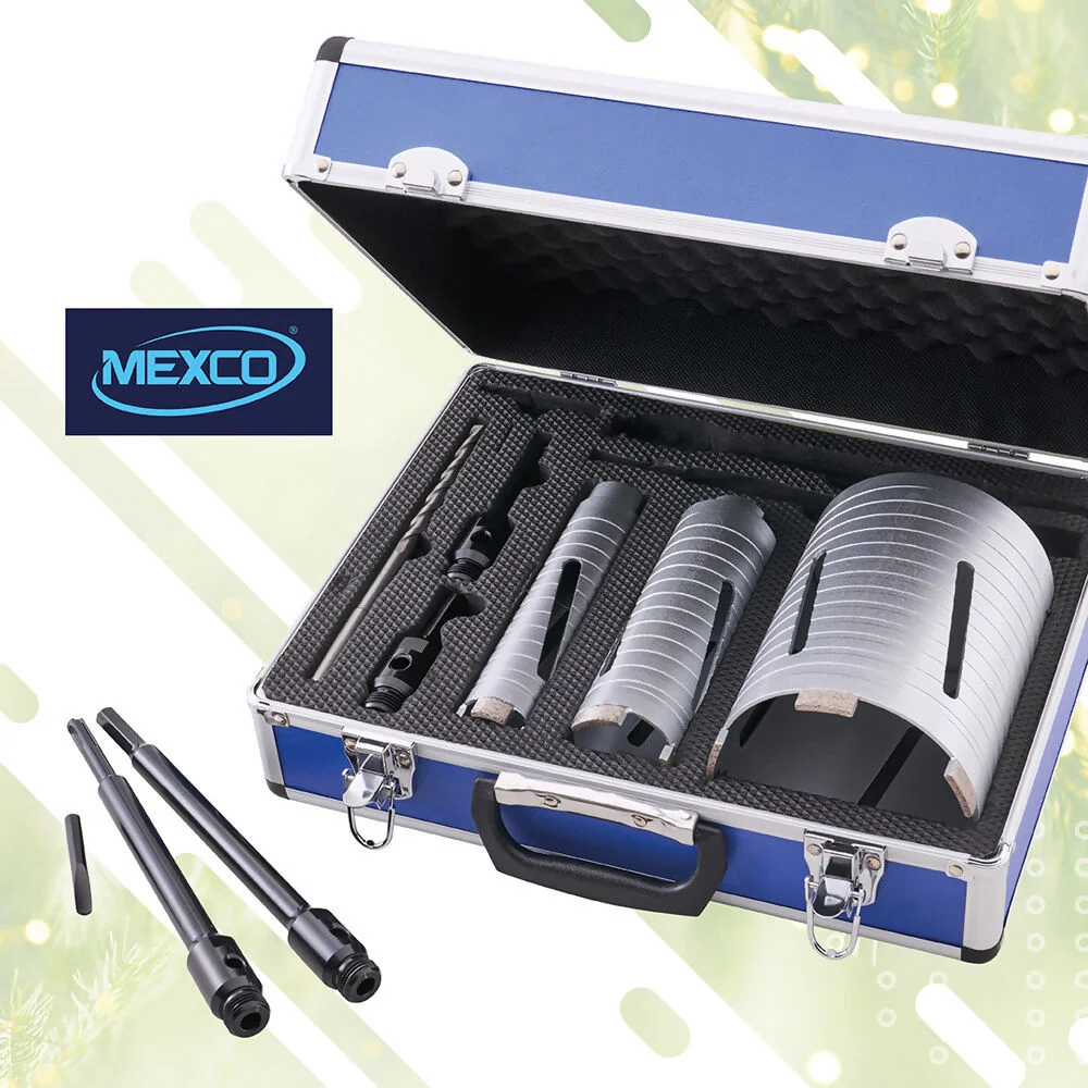 Mexco Diamond Core Drill Set - 7Pcs Ref XMS26DCORE