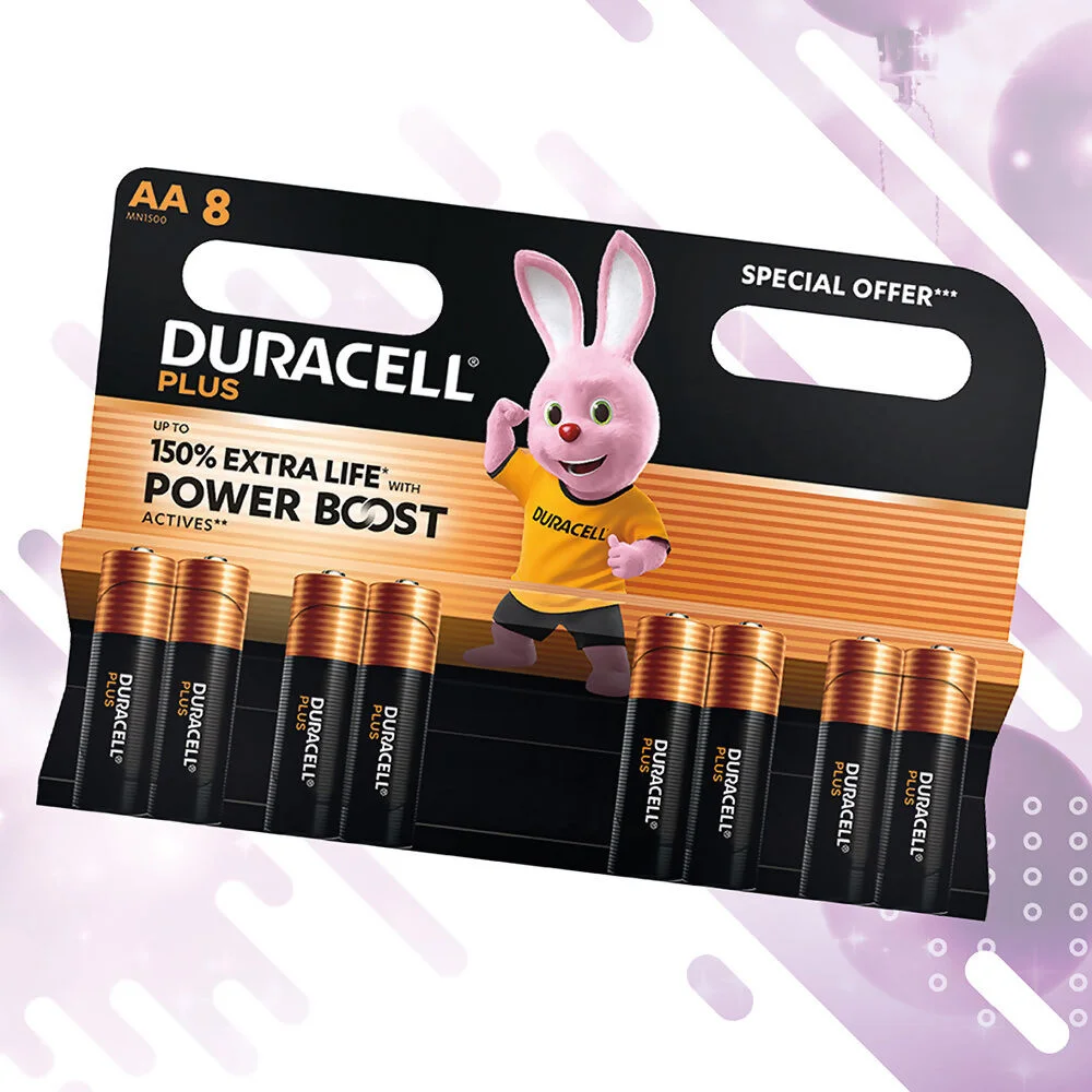 Duracell AA Battery 8 Pack XMS26DURAA