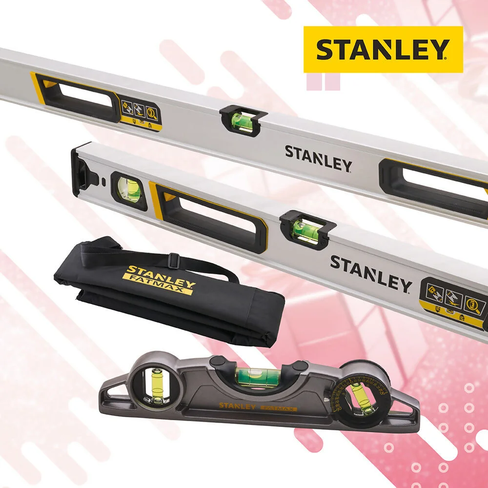 Stanley Xtreme Level Set In Bag 120+60+Torpedo Ref XMS26LEVEL3