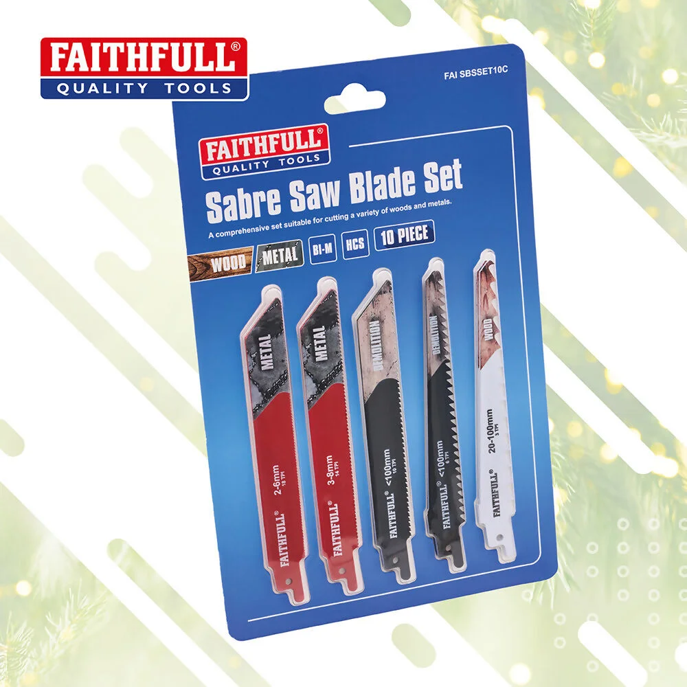 Faithfull Fai/Full Punch & Chisel Set In Case - 12Pcs Ref XMS26PUNCH