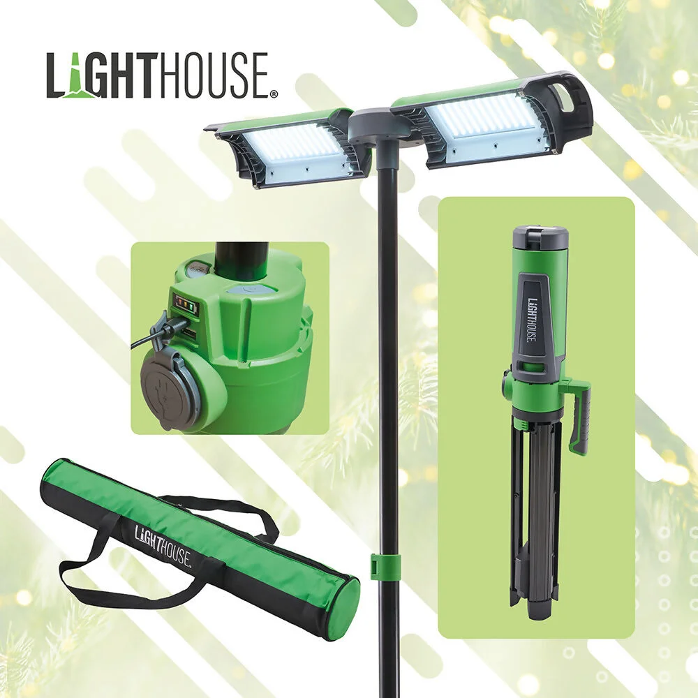 Lighthouse L/House Rechargeable Site Light 10,000Lm Ref XMS26SITEL
