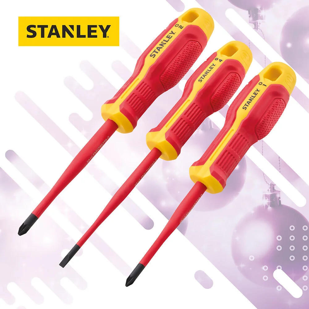 Stanley Fatmax 3 Pce Vde Set Screwdriver Ref XMS26VDE3PCE
