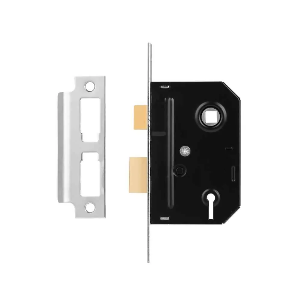 Essentials 3 Lever Sashlock Chrome 3 "