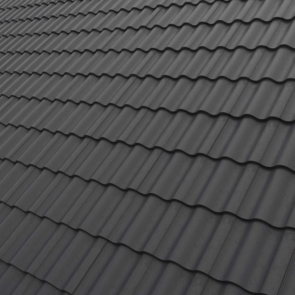 Round Top Tile - Anthracite (Pack:210)