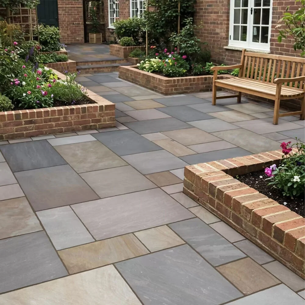 Gardenstone Sandstone Paving Buff Blend Project Pack 19.52m2