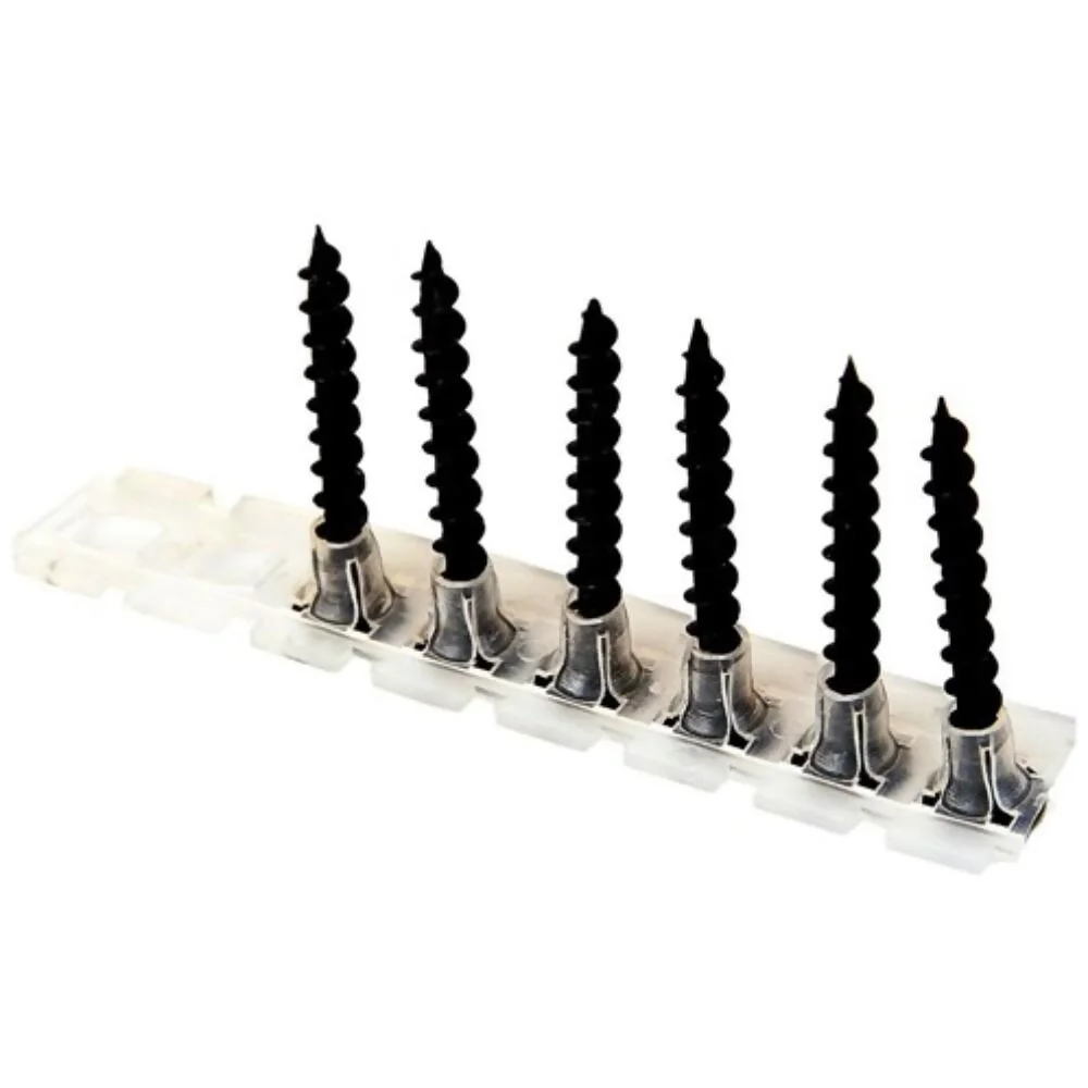 Coarse Thread Black Collated Drywall Screws 3.5mm x 25mm Box:1000