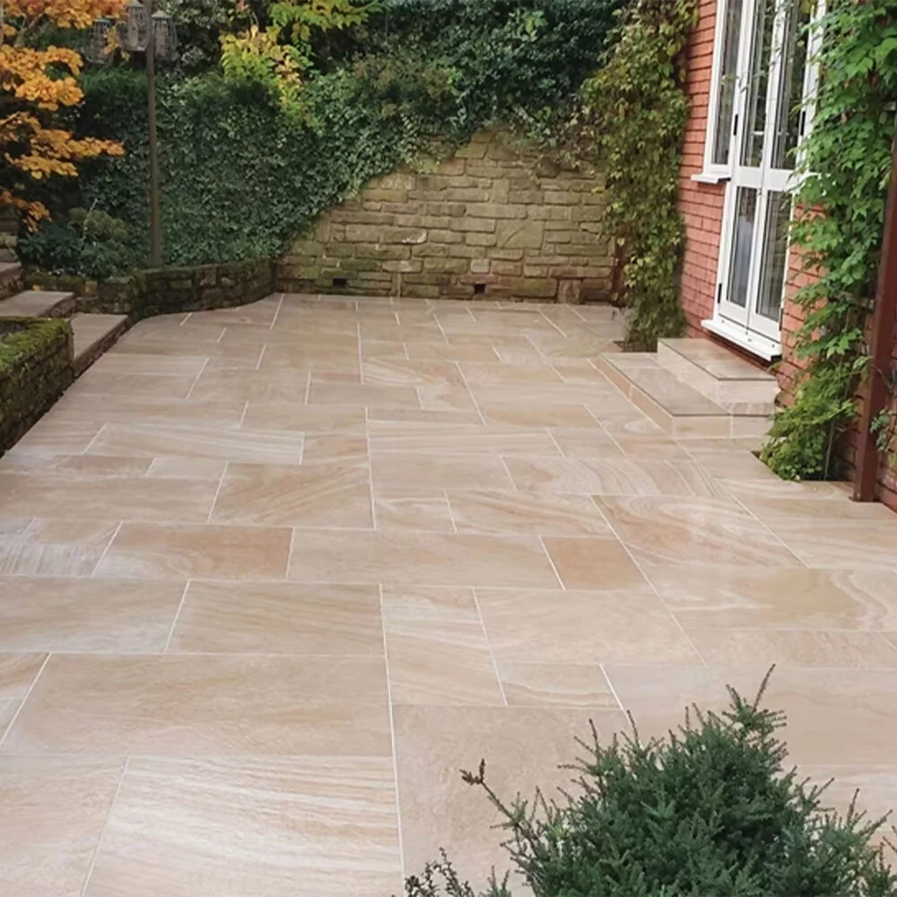 Porcelain Sandstone Paving Patina Project Pack 14.78m2