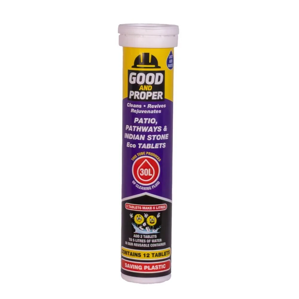 Good & Proper Patio Cleaner 12 Tablets Tube