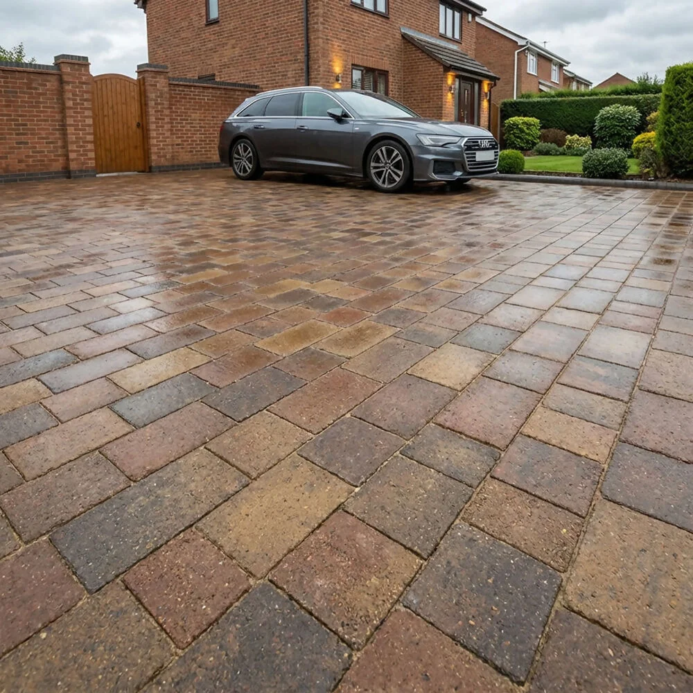 Mellifont Block Pavior 50mm Rustic 3 size pack (11.52sqm per pack)