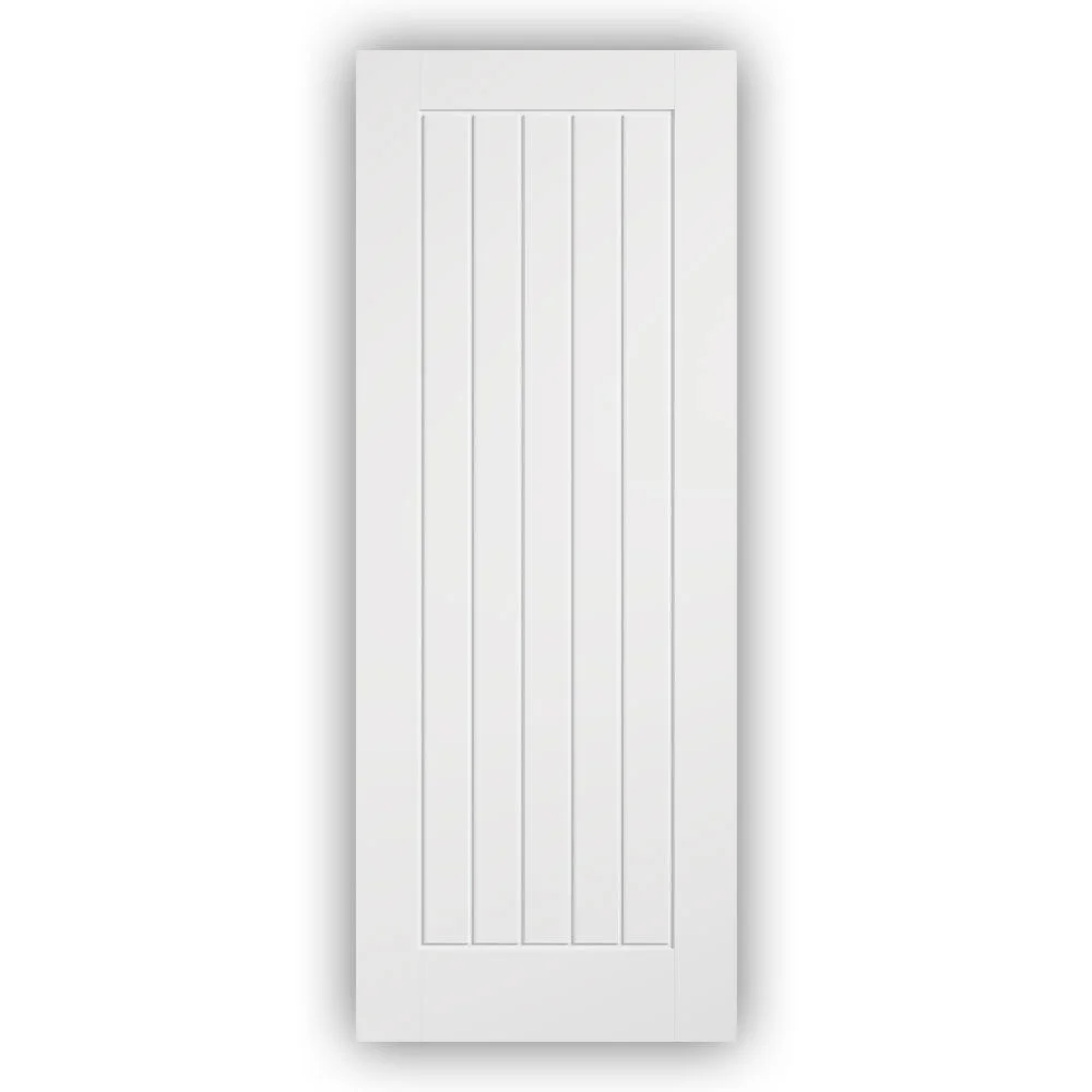 White Moulded Smooth Cottage Door 78" x 30"