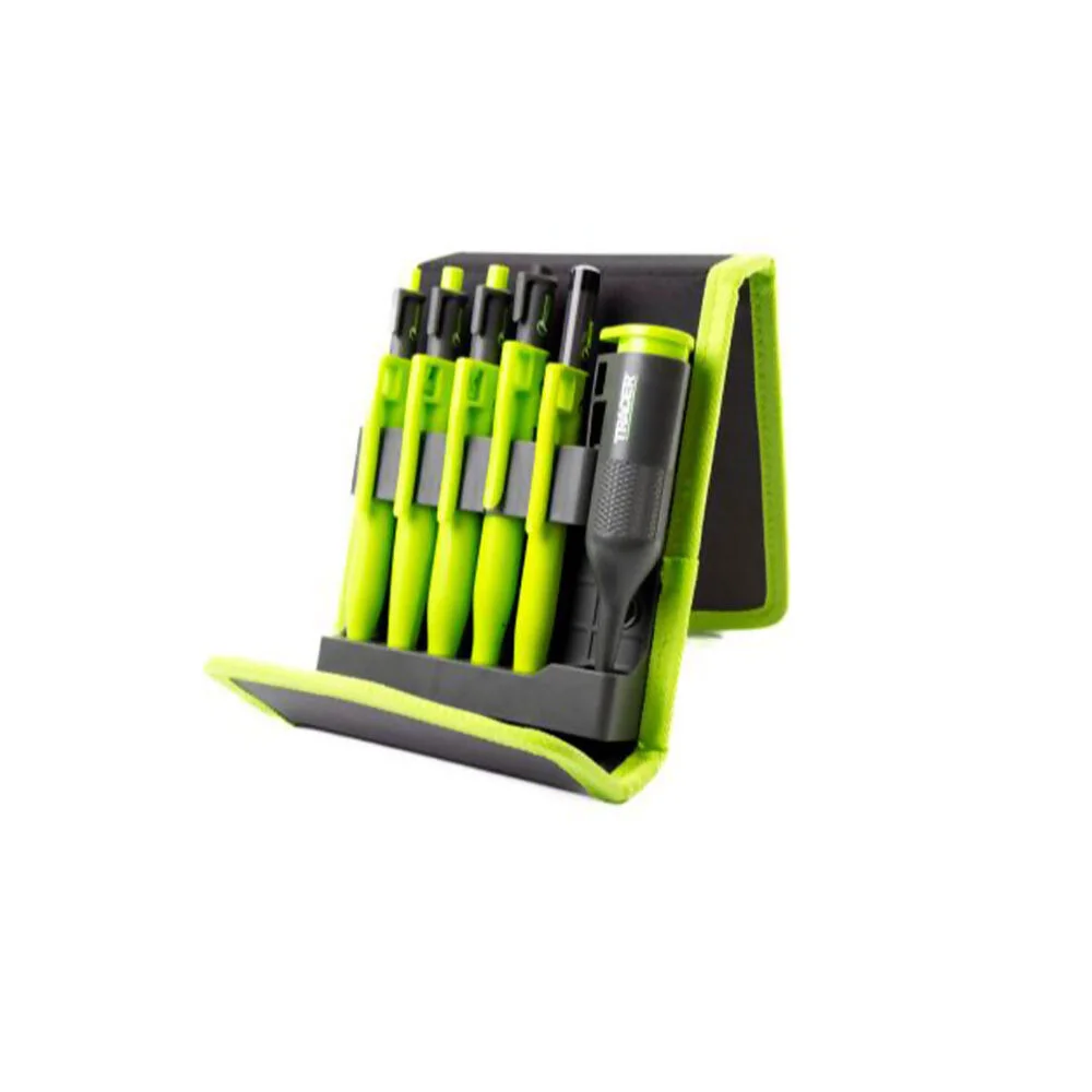 Tracer 6Pc Complete Construction Marker Case Inc. Tracer Trueshot Ref TMK6