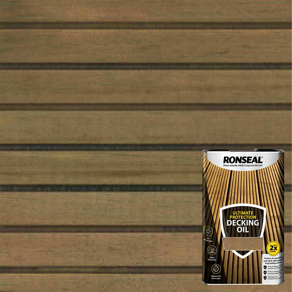 Ronseal Ultimate Protection Decking Oil Dark Oak 5Ltr Ref 37295