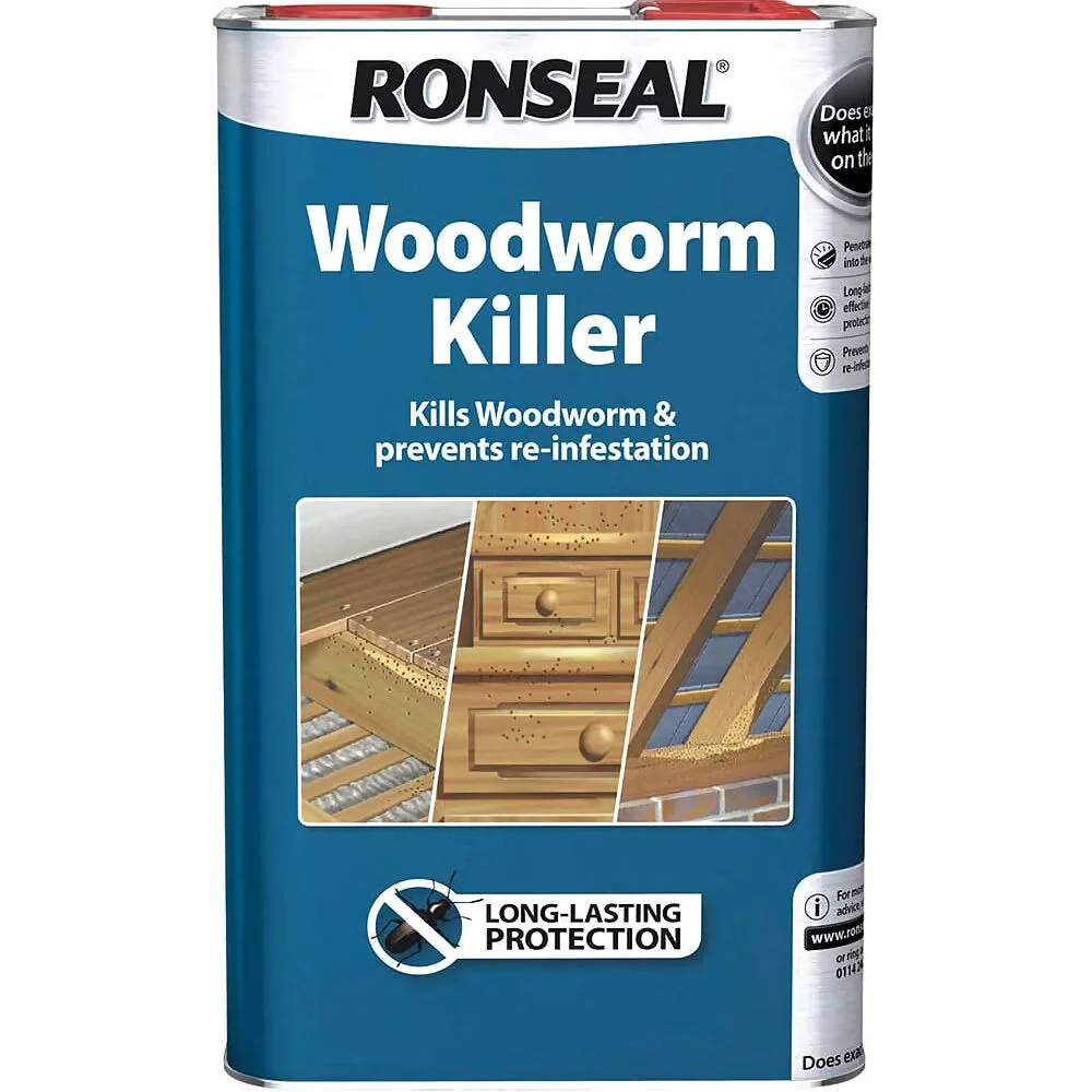 Ronseal Woodworm Killer 5Ltr Ref 37662