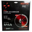 Dart Red Ten X Turbo Cut & Grind Diamond Blade 230mm x M14 Ref DB0610