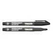 Tracer Permenant Construction Marker (Black) Pk2 Ref APM1-2
