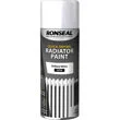 Ronseal Stays White Radiator Paint Brilliant White Satin 400ml Ref 35093