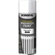 Ronseal Stays White Radiator Paint Brilliant White Gloss 400ml Aersol Spray Ref 35092