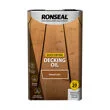 Ronseal Quick Drying Decking Oil Natural Cedar 5Ltr