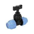 Hydrodif 25mm MDPE Stop Tap Ref 141025C