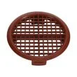 Timloc Push-In Round Soffit Vent 70mm Diameter Brown Ref 1142