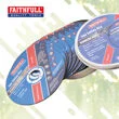 Faithfull Metal Cutting Discs - Inox 115Mm 10Pk Ref XMS26CUTOFF
