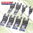 Faithfull M/T Speed Edge Blade Set 8Pcs Ref XMS26MULTI8