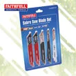 Faithfull 10Pc Sabre Saw Set 150Mms Ref XMS26SABRE