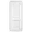 White Moulded Smooth 2 Panel Door 2040 x 826mm
