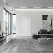 White Moulded Texured Mexicano 2040 x 826mm FD30