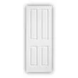 White Moulded Textured 4 Panel Door 78" x 27"