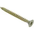 Universal Chipboardscrew CSK Recess 4.0mm x 25mm Yellow Zinc Box:200