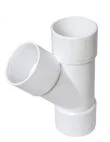 Floplast 40mm x 45 Deg ABS Y Branch Junction White REF WS43