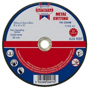 Metal Cutting Disc Flat 230 x 3.2 x 22mm