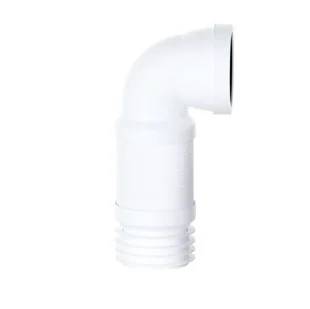 Viva 300-600mm 90 Degree Bent Flexible WC Pan Connector Ref PP0002/B