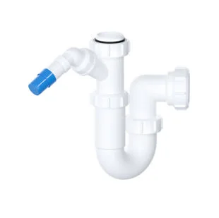 Viva 11/2?? Sink Trap C/W Single 135 Degree Nozzle 75mm Seal Ref WTST01