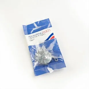Bath/Sink Plug & Chain - Chrome 1.3/4"