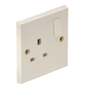 1 Gang Switched Socket 13Amp Ref 1207