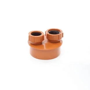 Floplast 110mm-32/40mm Double Mix Waste Pipe Adaptor REF UG461