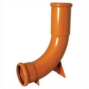 Floplast 110mm x 87.5 Deg Underground Extended Rest Bend Double Socket REF D570